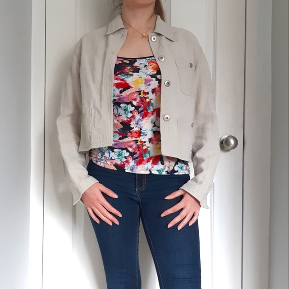 Beige Emanuel jacket - Picture 1 of 5